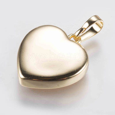 Brass Pendant Cabochon Settings KK-G338-11G-1