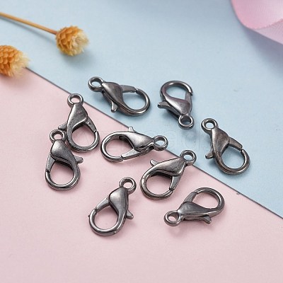 Zinc Alloy Lobster Claw Clasps E102-B-1