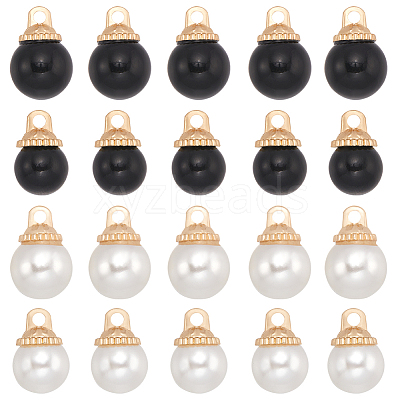 40Pcs 4 Styles Alloy Pendants FIND-SC0009-67-1