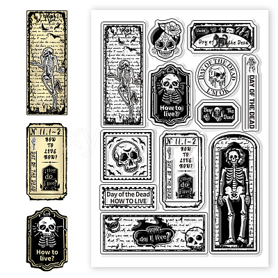PVC Plastic Clear Stamps DIY-WH0631-0427-1