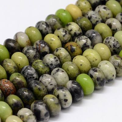 Natural Serpentine Beads Strands G-N0170-001-6.5mm-1