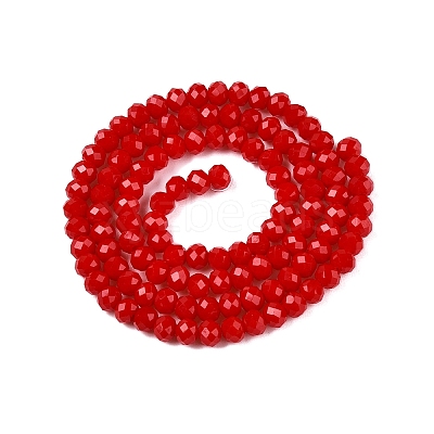 Opaque Solid Color Imitation Jade Glass Beads Strands LS-EGLA-A044-P4mm-D15-1