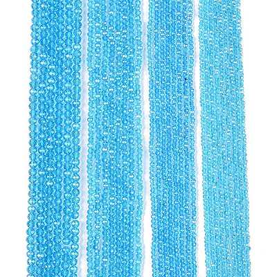 Electroplate Glass Beads Strands EGLA-A044-T3mm-A08-1