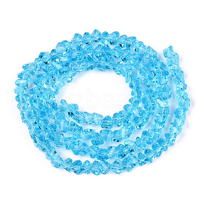 Transparent Glass Beads Strands GLAA-N018-4mm-03-1