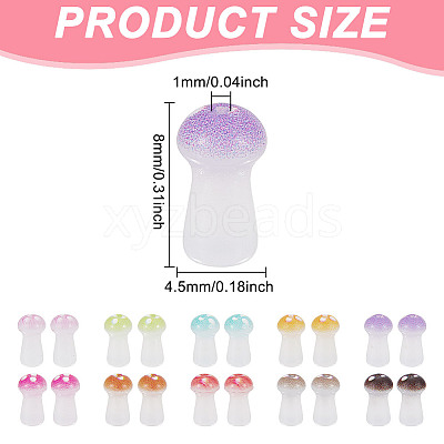 300Pcs 10 Colors Opaque Glass Beads GLAA-GO0001-02-1