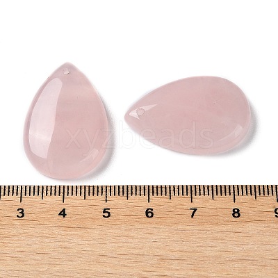 Natural Rose Quartz Pendants G-M416-08A-02-1