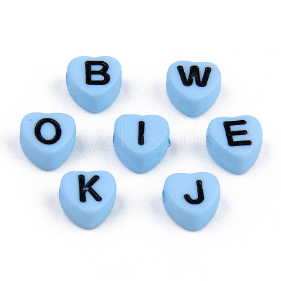 Opaque Acrylic Enamel Beads MACR-S273-37D-1