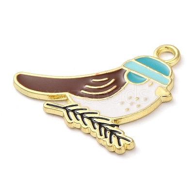 Alloy Enamel Pendants ENAM-U001-03C-G-1