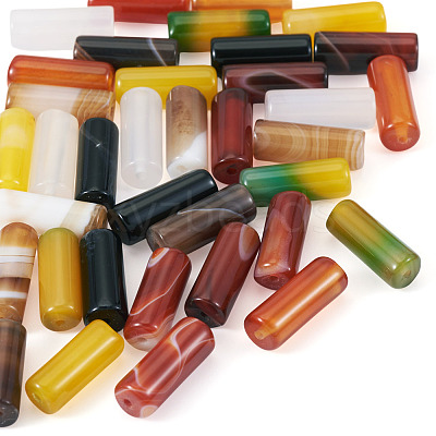 36Pcs 9 Colors Natural Agate Beads Sets G-TA0002-75-1