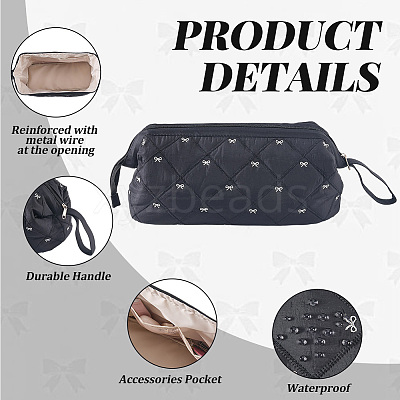 Cotton Cloth Hair Dryer Storage Zipper Bags AJEW-WH20054-331E-1