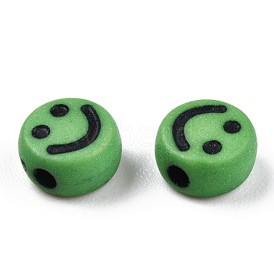 Opaque Craft Acrylic Beads X-MACR-S369-003B-02-1