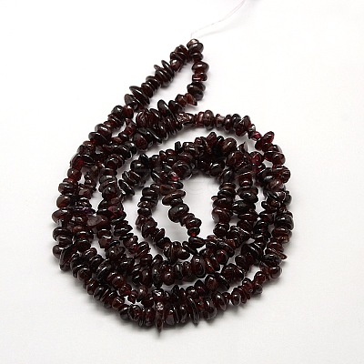 Natural Garnet Beads Strands G-P406-55-1
