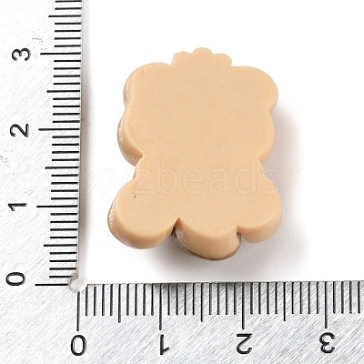 Bear Bread Opaque Resin Decoden Cabochons X-CRES-Q220-05C-1