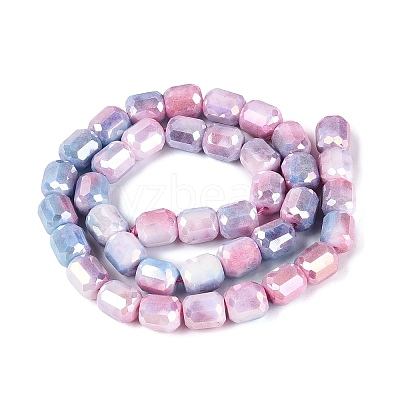 Anti-Tarnish Electroplate Glass Beads Strands EGLA-N027-03A-03-1