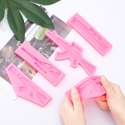 DIY Gun Food Grade Silicone Molds DIY-GF0002-32-1