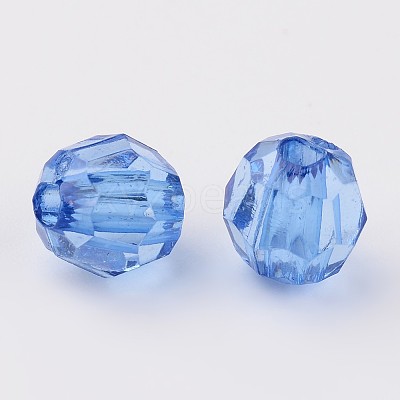Transparent Acrylic Beads X-DB8mmC-31-1
