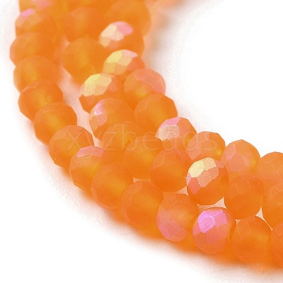 Transparent Glass Beads Strands EGLA-A044-T1mm-MB25-1