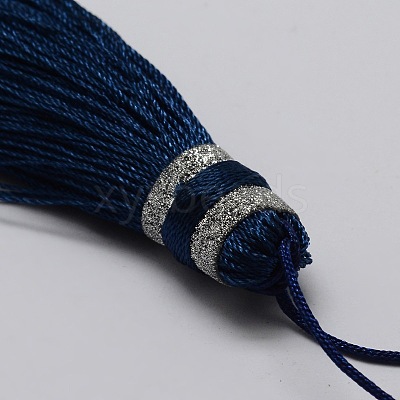 Nylon Tassels Big Pendant Decorations HJEW-L010-12-1