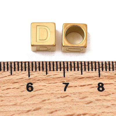 304 Stainless Steel European Beads STAS-D382-02D-G-1