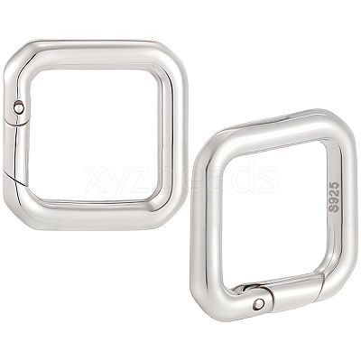 925 Sterling Silver Spring Gate Rings STER-BBC0009-25-1