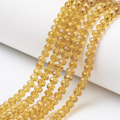 Glass Beads Strands X-EGLA-A034-T4mm-D04-1