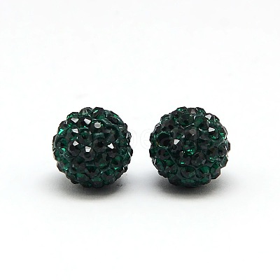 Polymer Clay Rhinestone Beads RB-A053-4mm-08-1