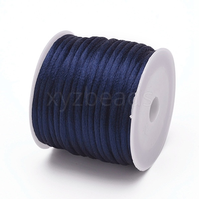 Nylon Satin Rattail Cords NWIR-L006-1.5mm-28-1