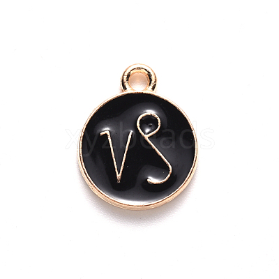 Alloy Enamel Pendants ENAM-SZ0001-27C-E-1
