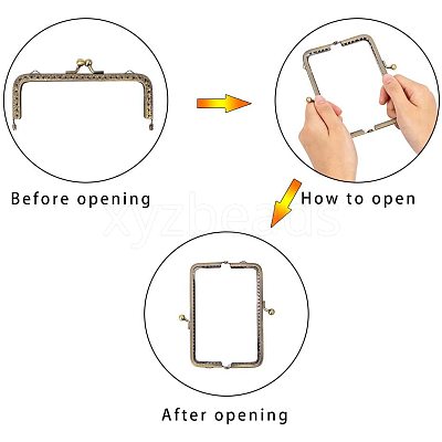 Iron Purse Frame Handle FIND-PH0015-42-1