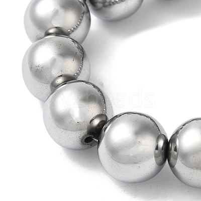 Electroplated Synthetic Magnetic Hematite Beads Strands G-I364-K01-05-1