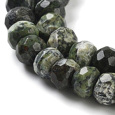 Natural Silver Line Jasper Beads Strands G-Z042-B01-04-1