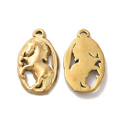 Ion Plating(IP) 304 Stainless Steel Pendants STAS-Q001-20G-1