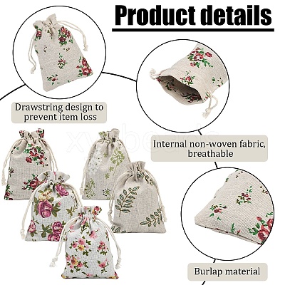 Burlap Packing Pouches ABAG-YW0001-07A-1