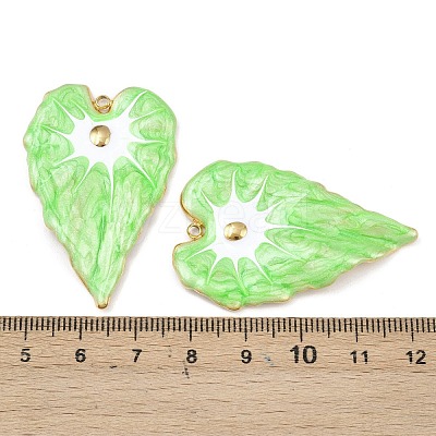304 Stainless Steel Enamel Pendants STAS-C158-02G-02-1