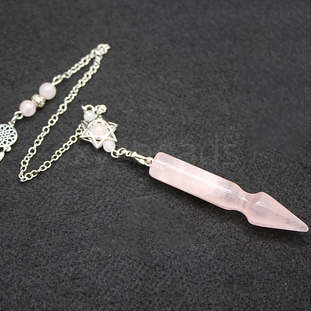 Natural Quartz Crystal Dowsing Pendulum Big Pendants PW-WGFADFA-03-1