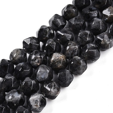 Natural Larvikite Beads Strands G-T141-04A-1