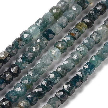 Natural Blue Tourmaline Beads Strands G-NH0001-H02-01-1