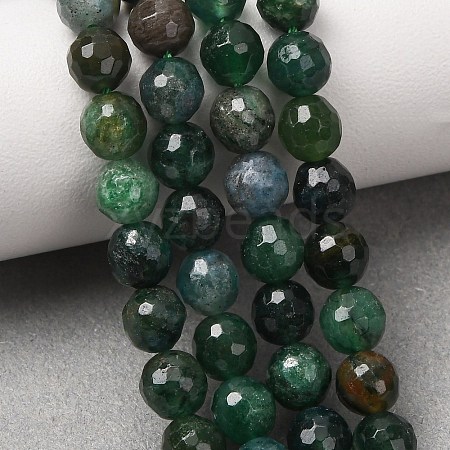 Natural Fuchsite Beads Strands GG-CBADA9D-A01-6mm-1