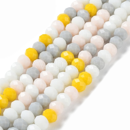 Glass Beads Strands EGLA-A034-M8mm-39-1