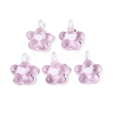 Handmade Lampwork Pendants LAMP-Q039-21E-1