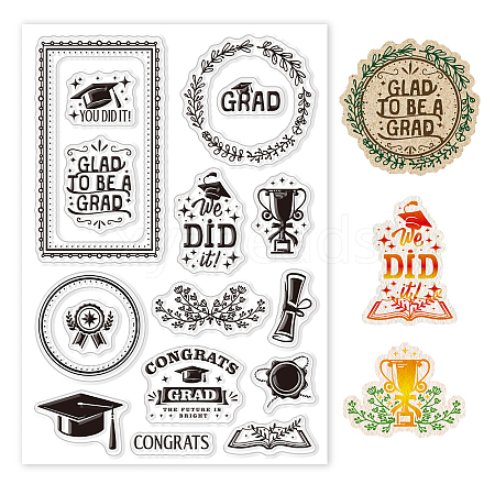 Custom PVC Plastic Clear Stamps DIY-WH0448-0579-1