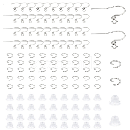 316 Surgical Stainless Steel Earring Hooks STAS-LP0001-59-1