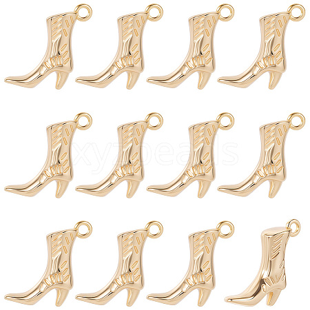 15Pcs Brass Pendants KK-BBC0019-21-1