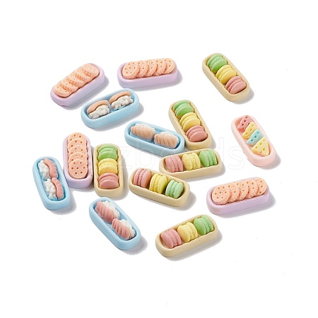 Imitation Food Opaque Resin Decoden Cabochons RESI-G041-C03-1