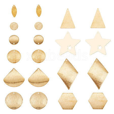 ARRICRAFT 40pcs 10 style Zinc Alloy Charms PALLOY-AR0001-33-1