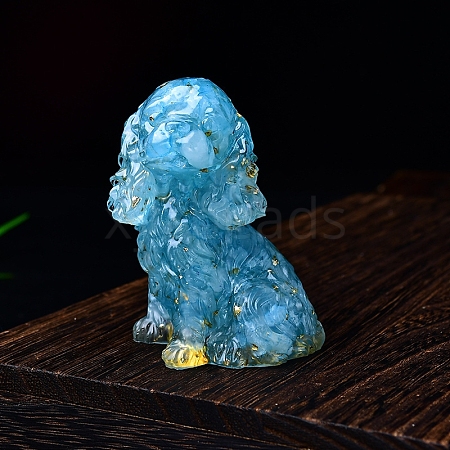 Resin Cocker Spaniel Sculpture Display Decorations PW-WGDC46E-01-1