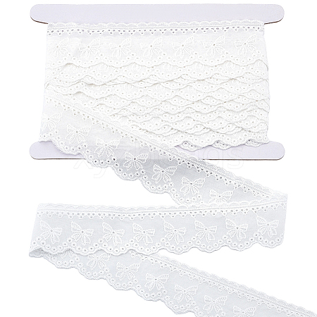 8Yards Flat Hollow Polyester Lace Trim OCOR-GF0006-07B-1