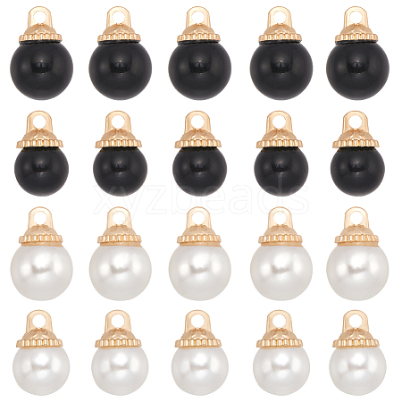 40Pcs 4 Styles Alloy Pendants FIND-SC0009-67-1