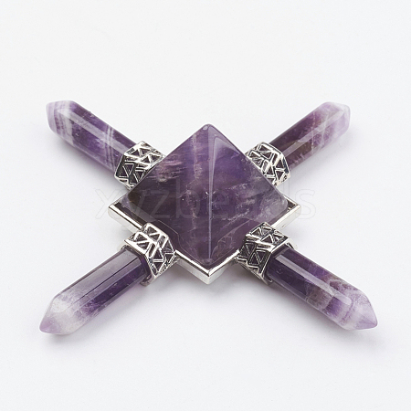 Natural Amethyst Pyramid Energy Generator G-F423-01-1