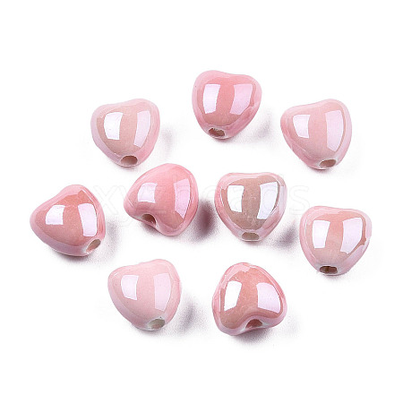 Pearlized Handmade Porcelain Beads X1-PORC-T007-21-12-1
